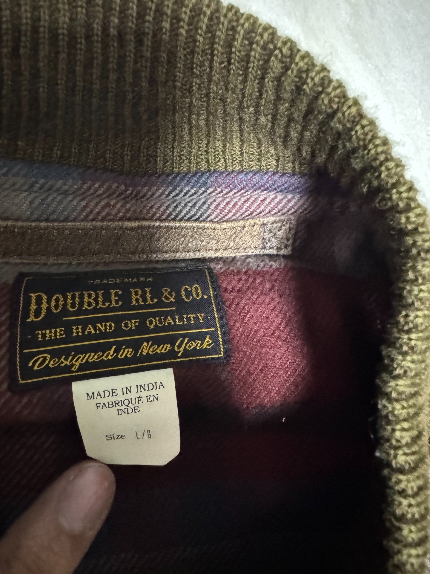 RRL Ralph Lauren Leather Jacket L