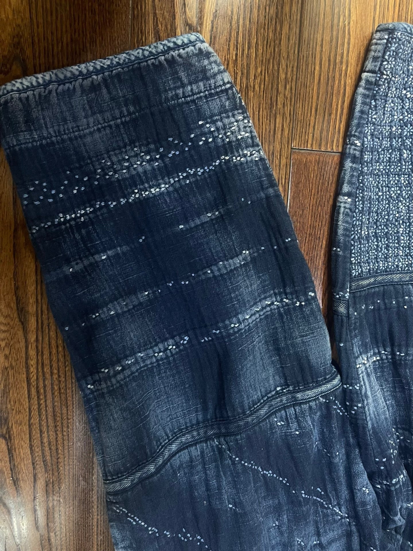 Porter Classic Cherry Blossom Sashiko Pants