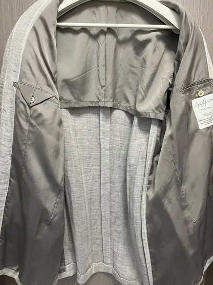 Yohji Yamamoto Striped Linen Blazer