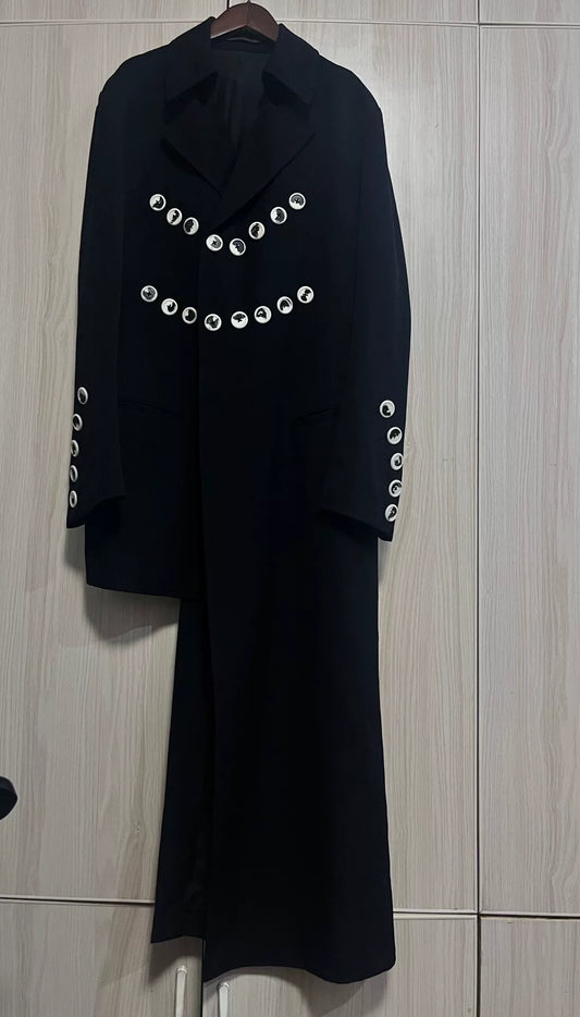 Yohji Yamamoto Asymmetrical Coat for Men