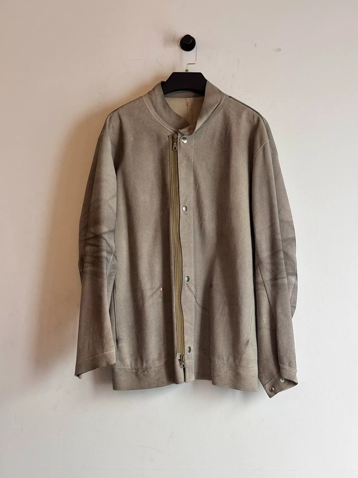 vintage martin margiela distressed welding jacket