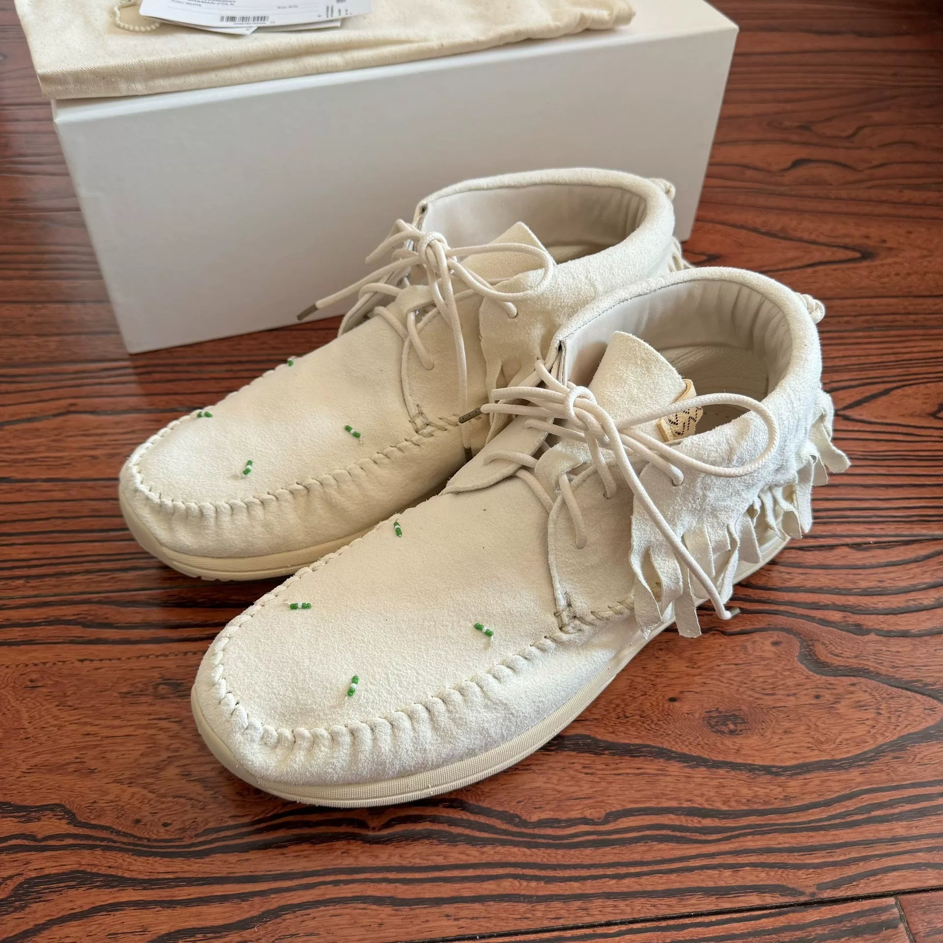 Visvim 23AW FBT Shaman Folk Fringe Casual Shoes