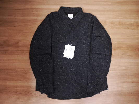 visvim lumber shirt in black