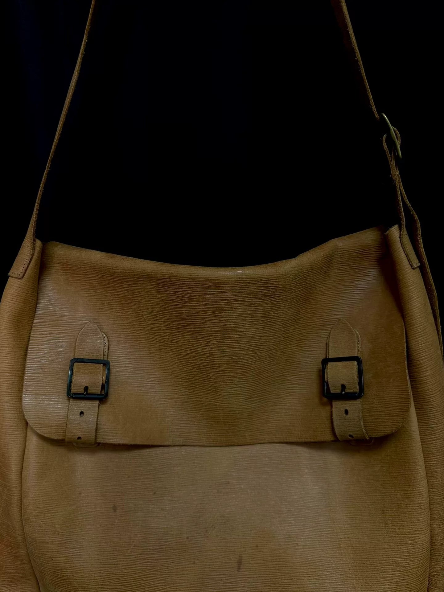 paul harnden leather messenger bag