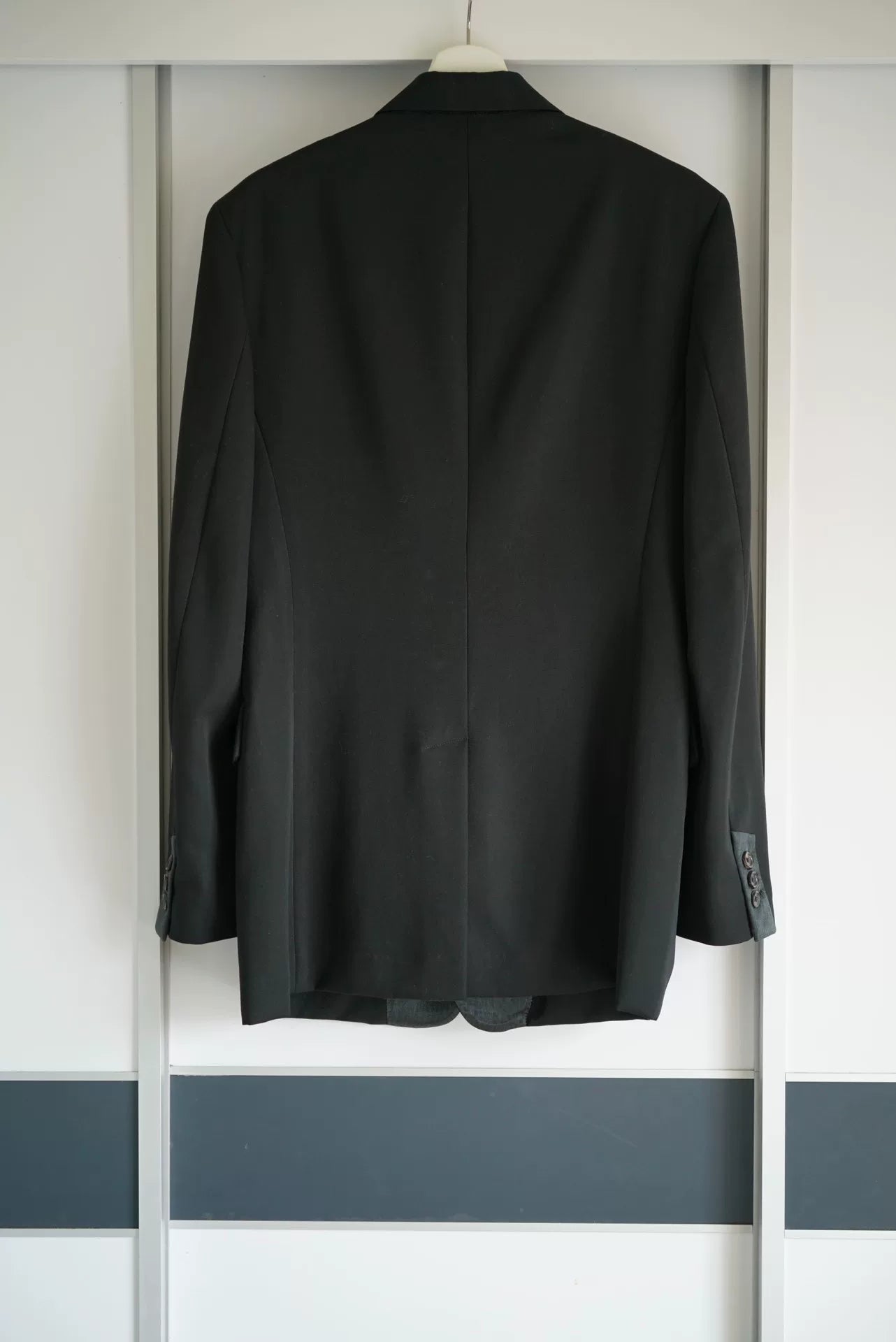 yohji yamamoto floral silk collar blazer