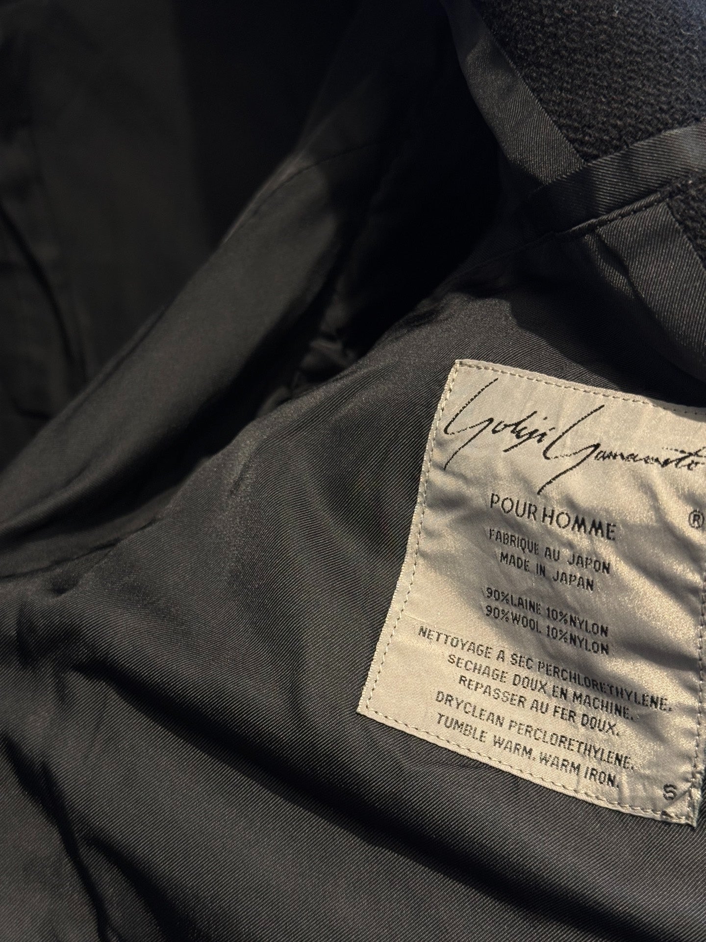 Yohji Yamamoto 88AW Pea Coat