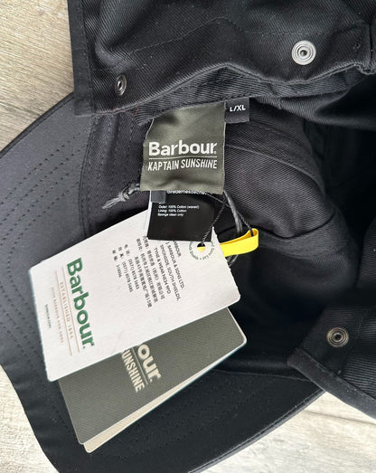 kaptain sunshine x barbour caped cap