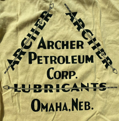 vintage archer graphic long sleeve shirt