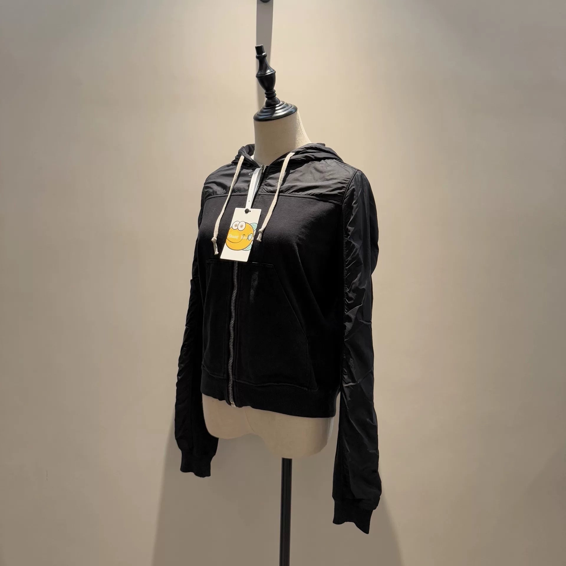 Rick Owens Hooded Zip Sweatshirt