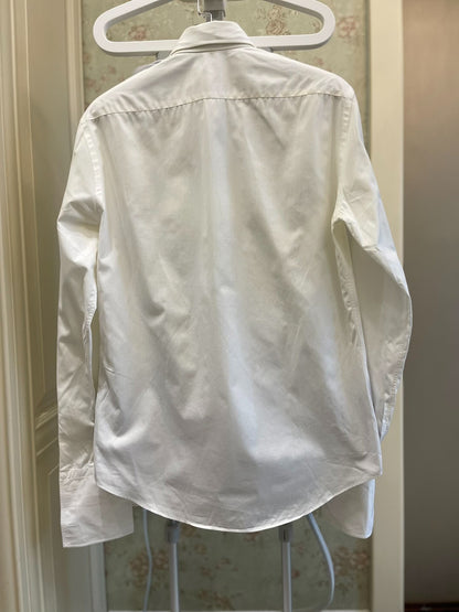 Alexander McQueen 2014 White Long Sleeve Shirt