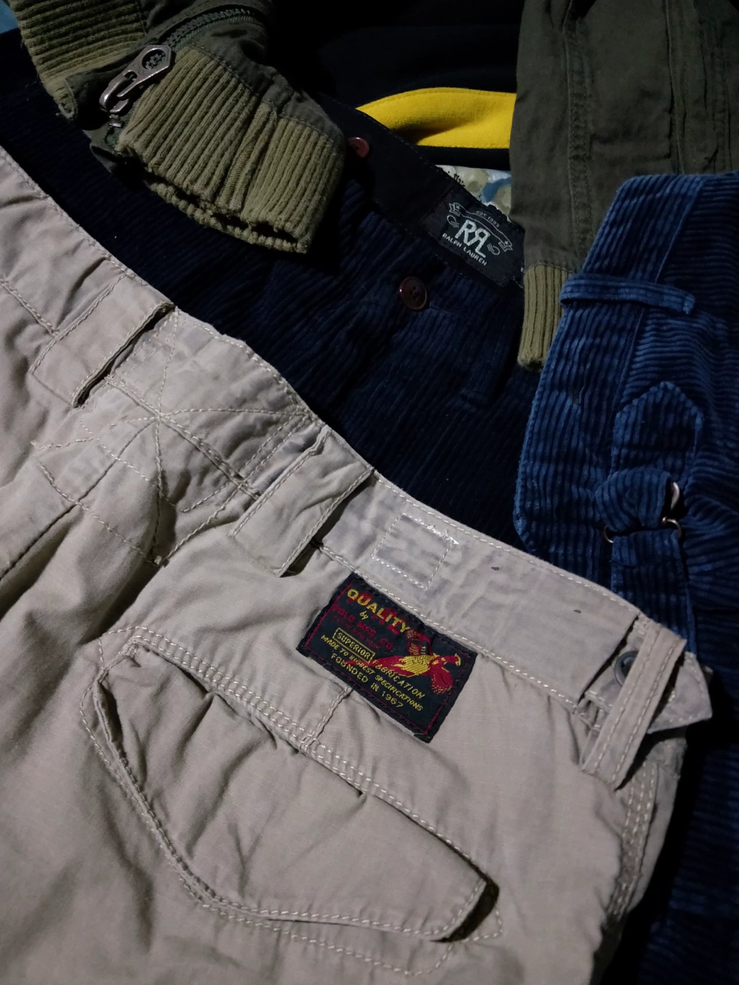 Ralph Lauren Vintage Distressed Hunting Fishing Shorts