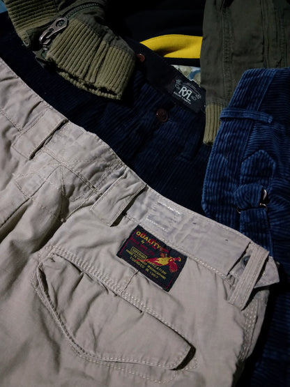 Ralph Lauren Vintage Distressed Hunting Fishing Shorts