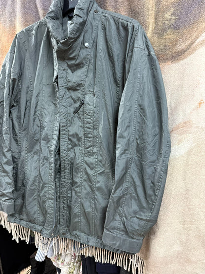 issey miyake studded zip jacket size 2