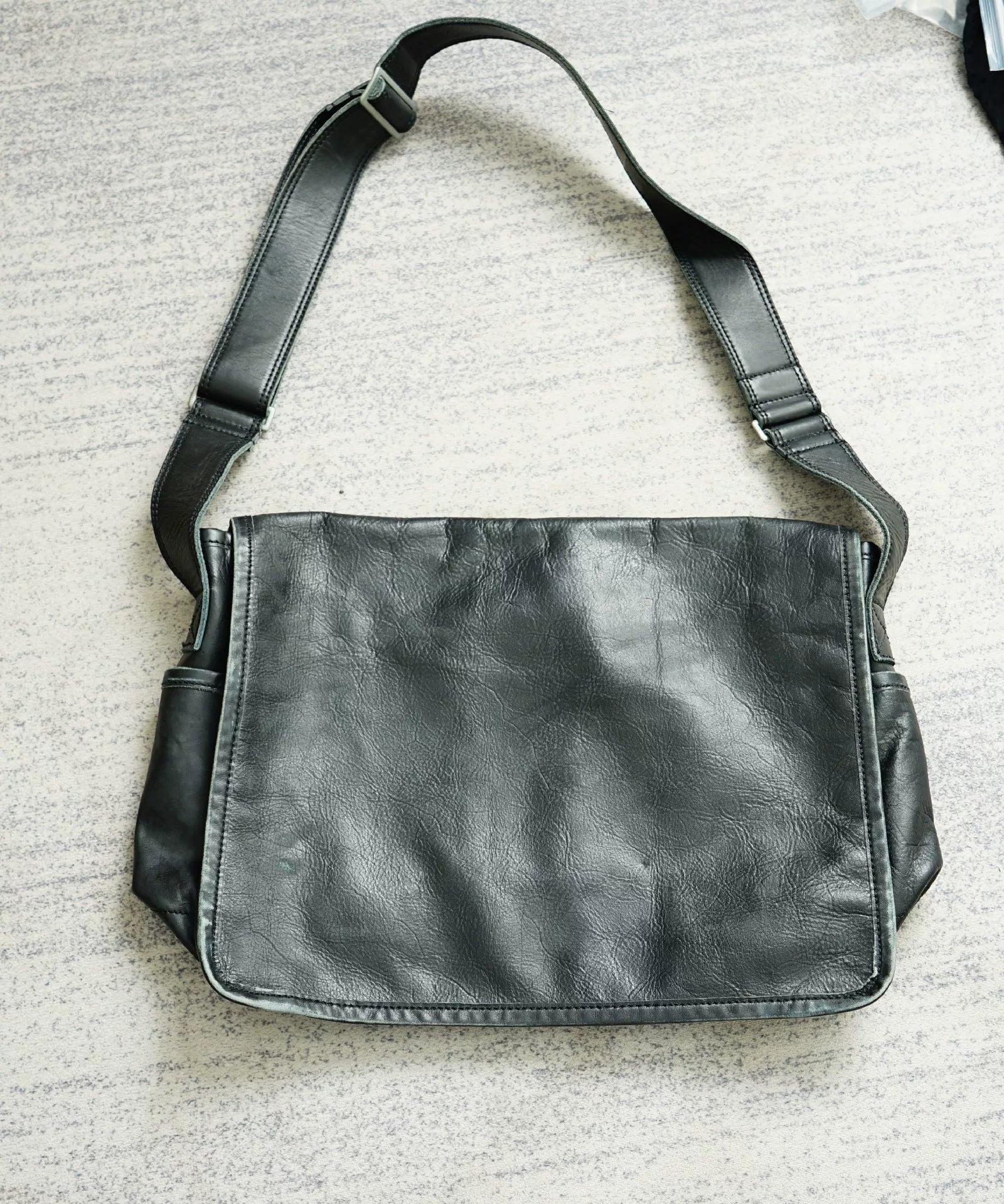 Comme des Garcons Cow Leather Messenger Bag