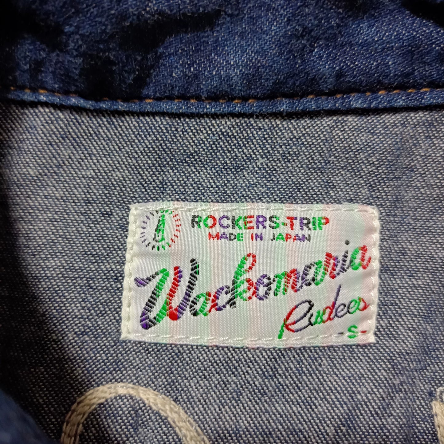 Wacko Maria Embroidered Virgin Denim Jacket