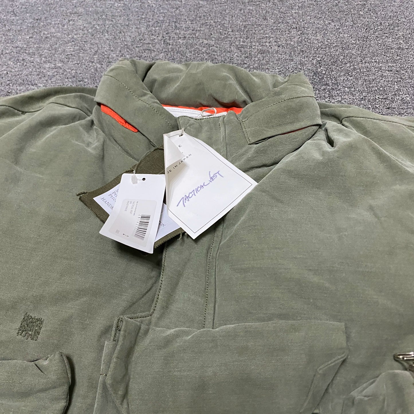 READYMADE Washed Tactical Down Vest