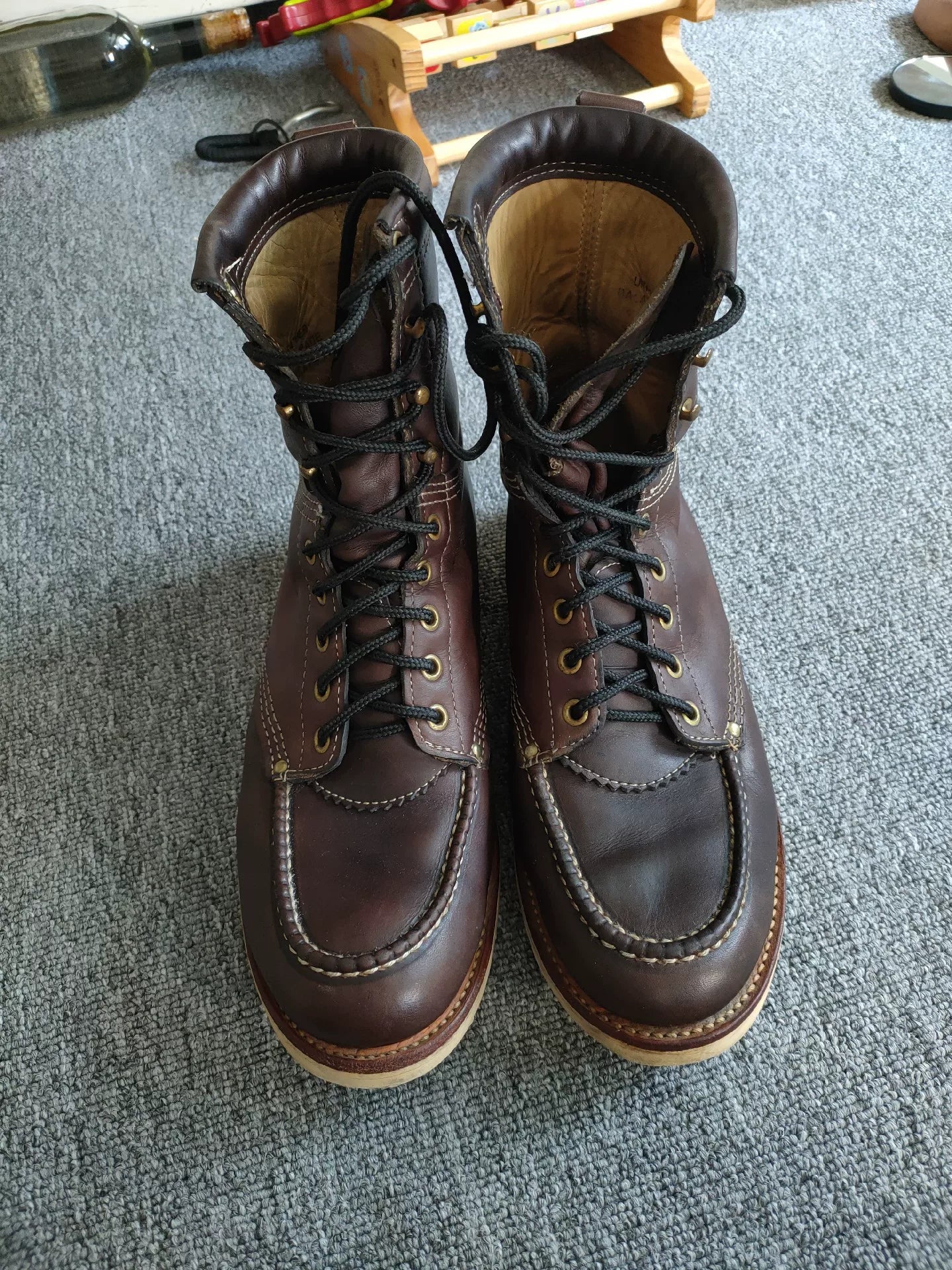 RRL Brunel Leather Work Boot