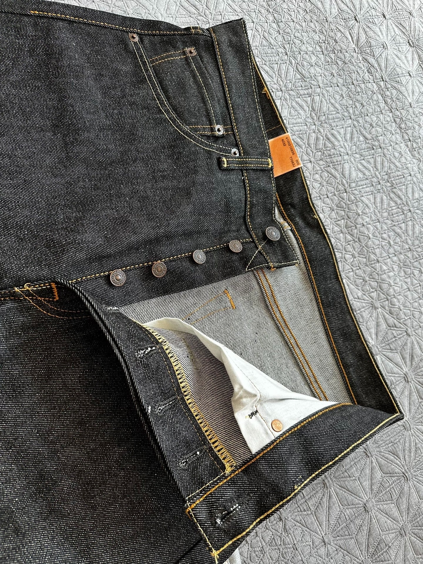 Levi's 501 Raw Denim Jeans