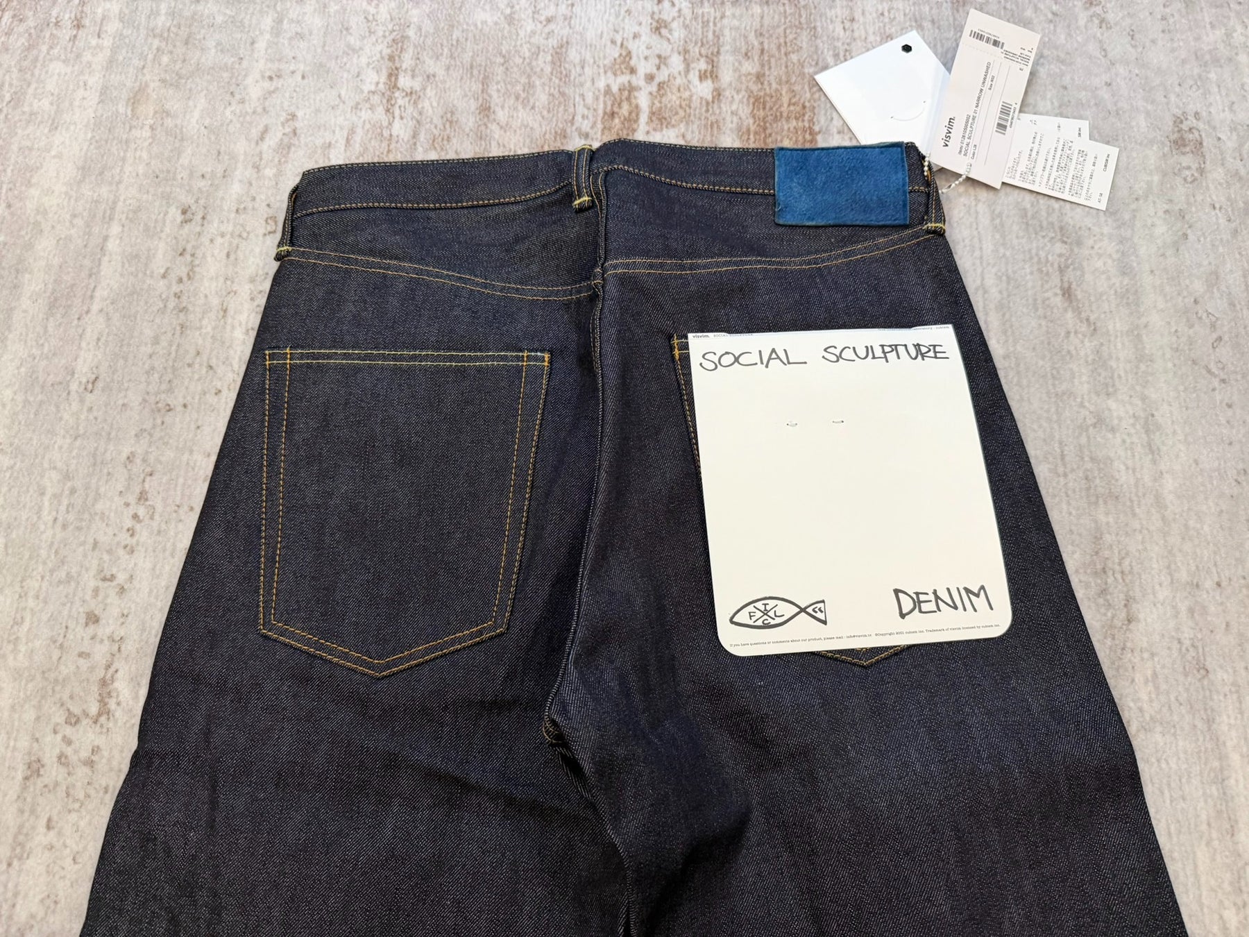 visvim 26SS SOCIAL SCULPTURE 01 NARROW Washed Jeans