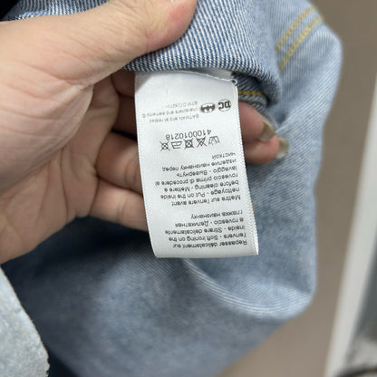 lanvin batman denim shirt jacket