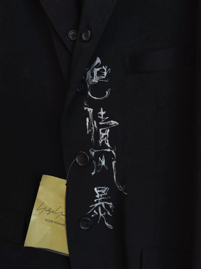 Yohji Yamamoto Three Acetate Jacket