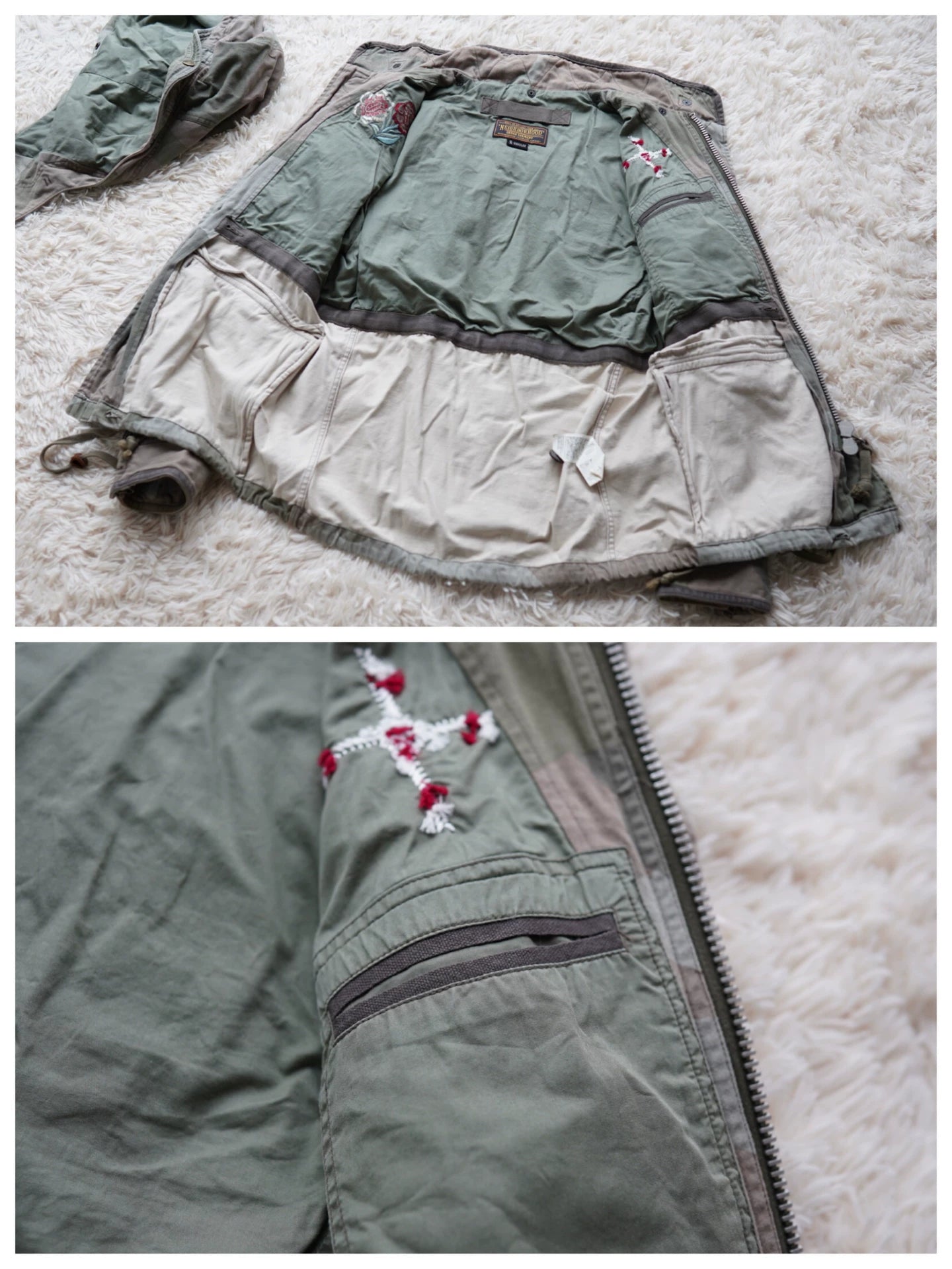 Neighborhood M65 13SS Embroidered Jacket