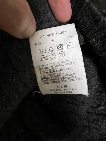 visvim grey turtleneck sweater for casual wear