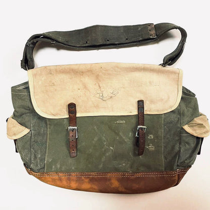 Ralph Lauren Vintage Canvas Leather Tote