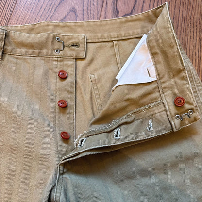 visvim pastoral herringbone shorts 18ss