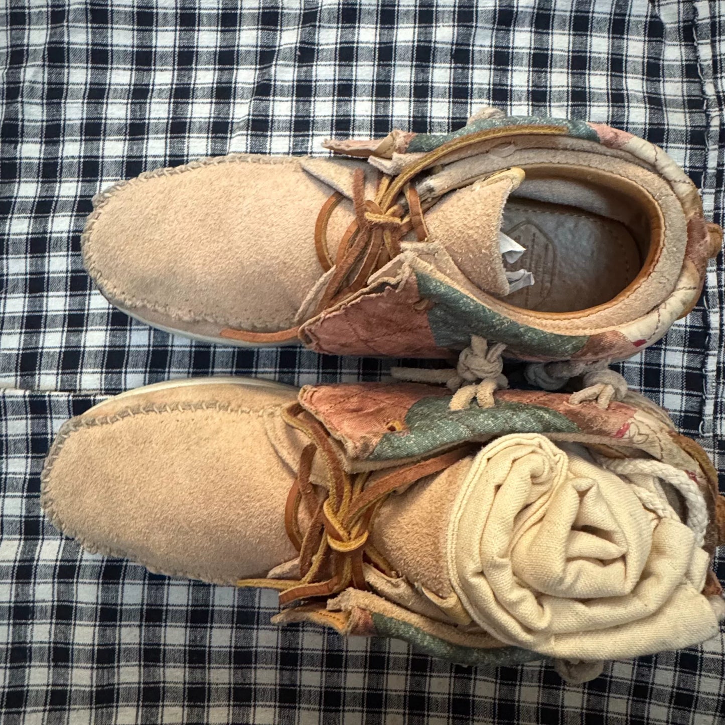 visvim fbt patchwork fringe boots size 8