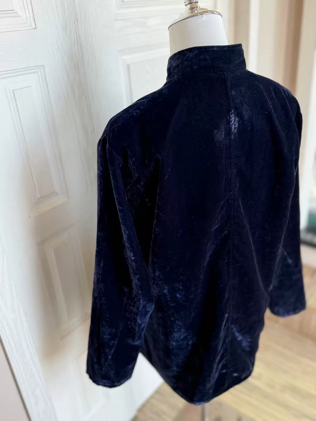 Needles Mandarin Button Velvet Coat