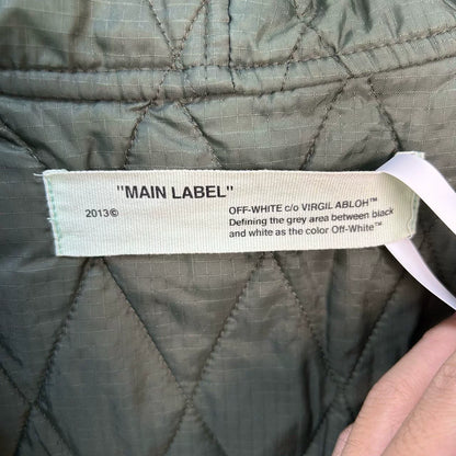 off white military style jacket size XS