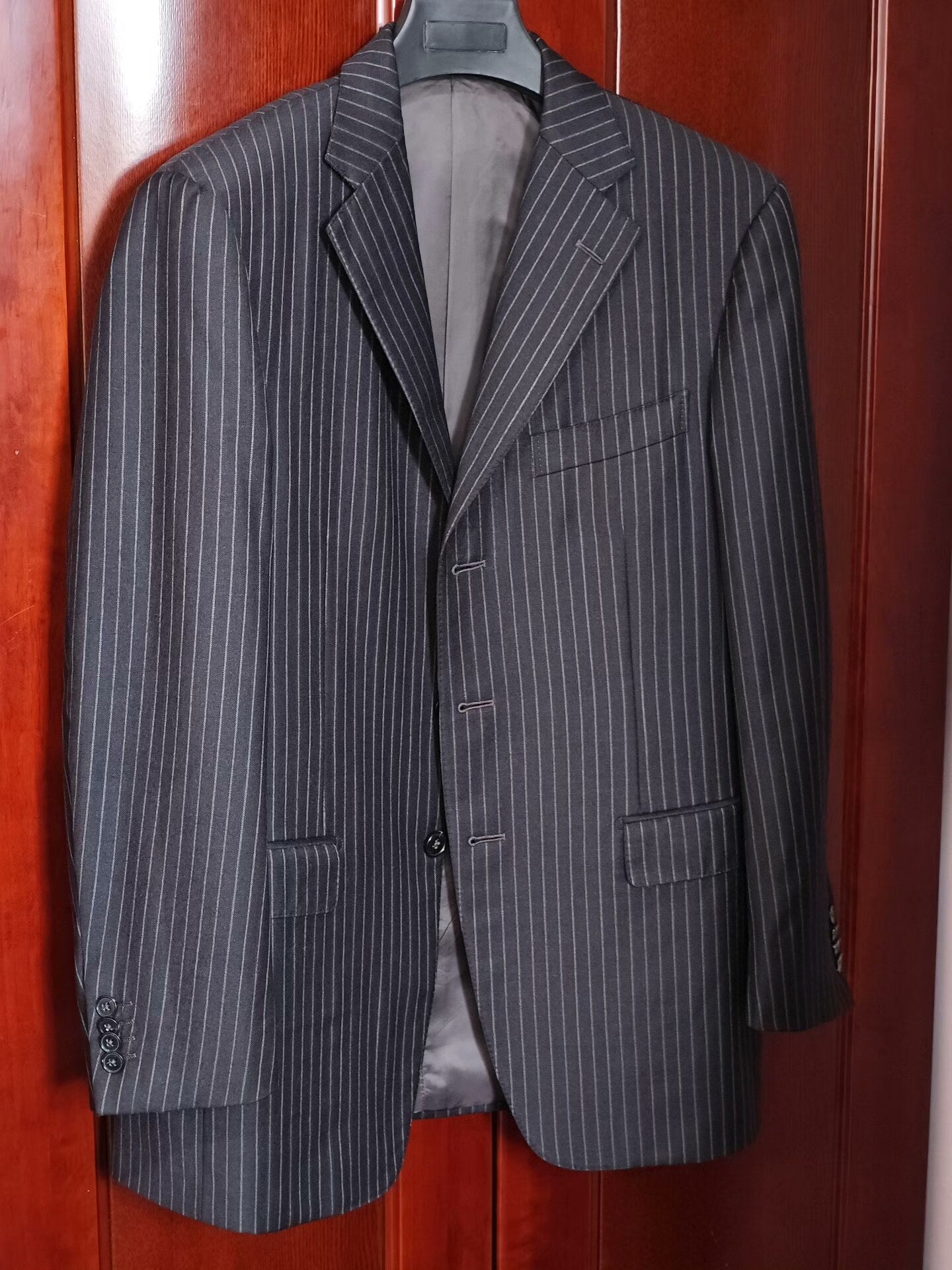 Zegna Italian Wool Linen Blend Suit