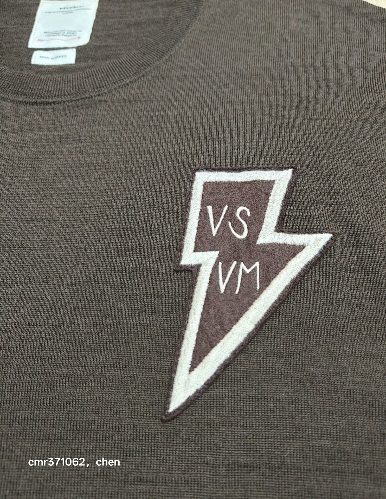 VISVIM 18AW JUMBO CREWNECK SWEATER FR LTNG