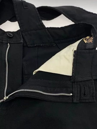 Black Comme des Garcons Suspenders Shorts