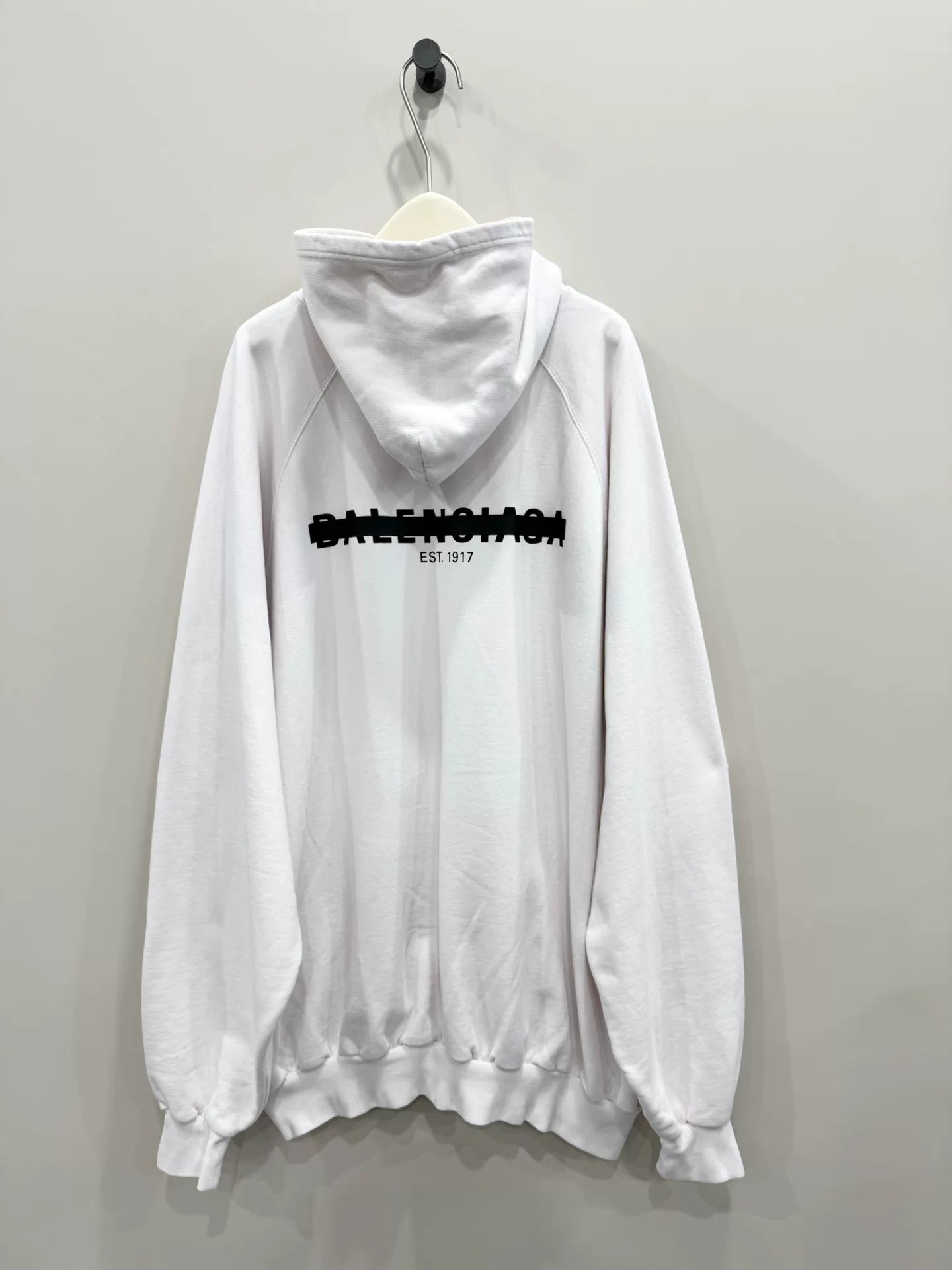 balenciaga cap sleeve hoodie size 2