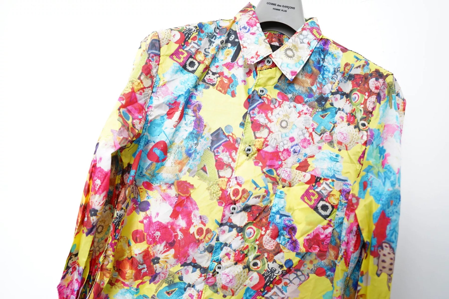 Comme des Garçons Graffiti Floral Shirt
