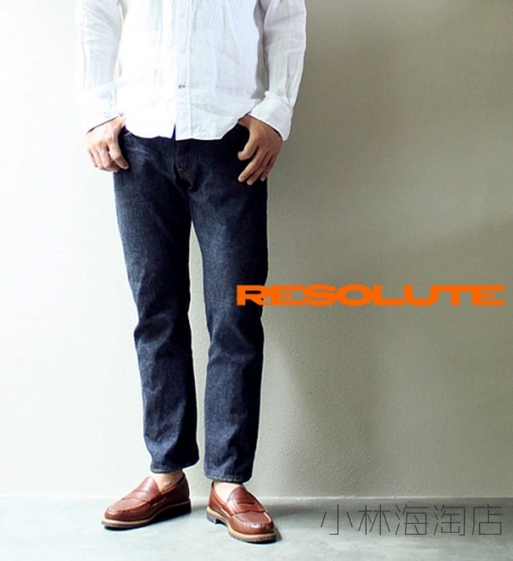 resolute 710 vintage straight-leg jeans