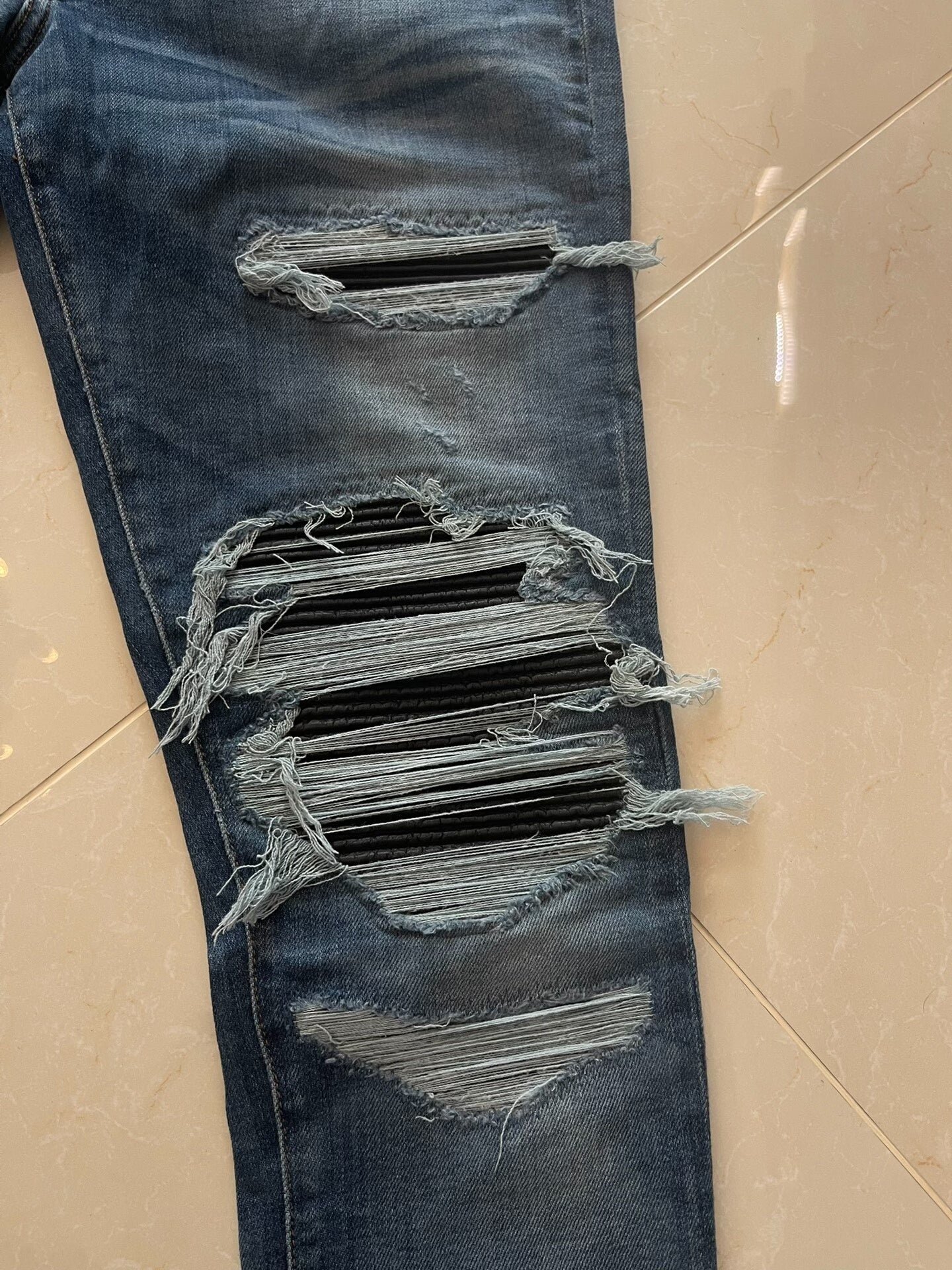 Amiri Blue Denim Shorts Size 31