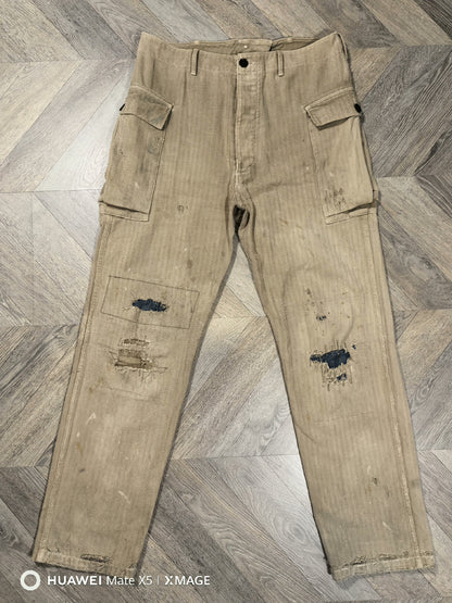 visvim 19SS veterans pants in khaki
