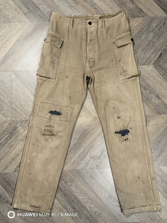 visvim 19SS veterans pants in khaki