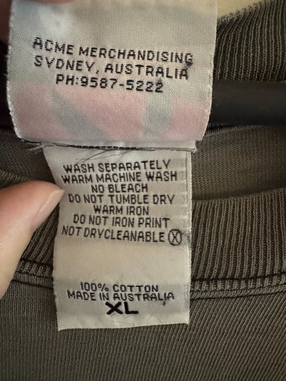 vintage midnight oil graphic tee shirt