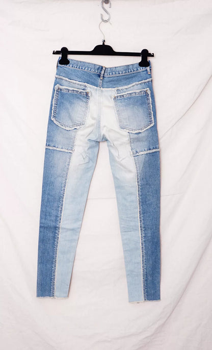 Undercover Spliced Washed Jeans