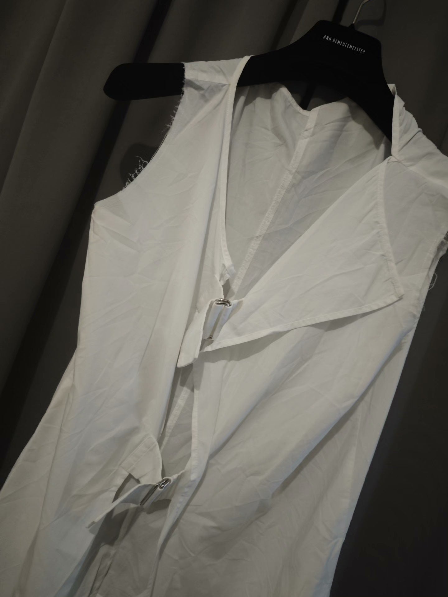 Yohji Yamamoto Sleeveless Iron Button Shirt