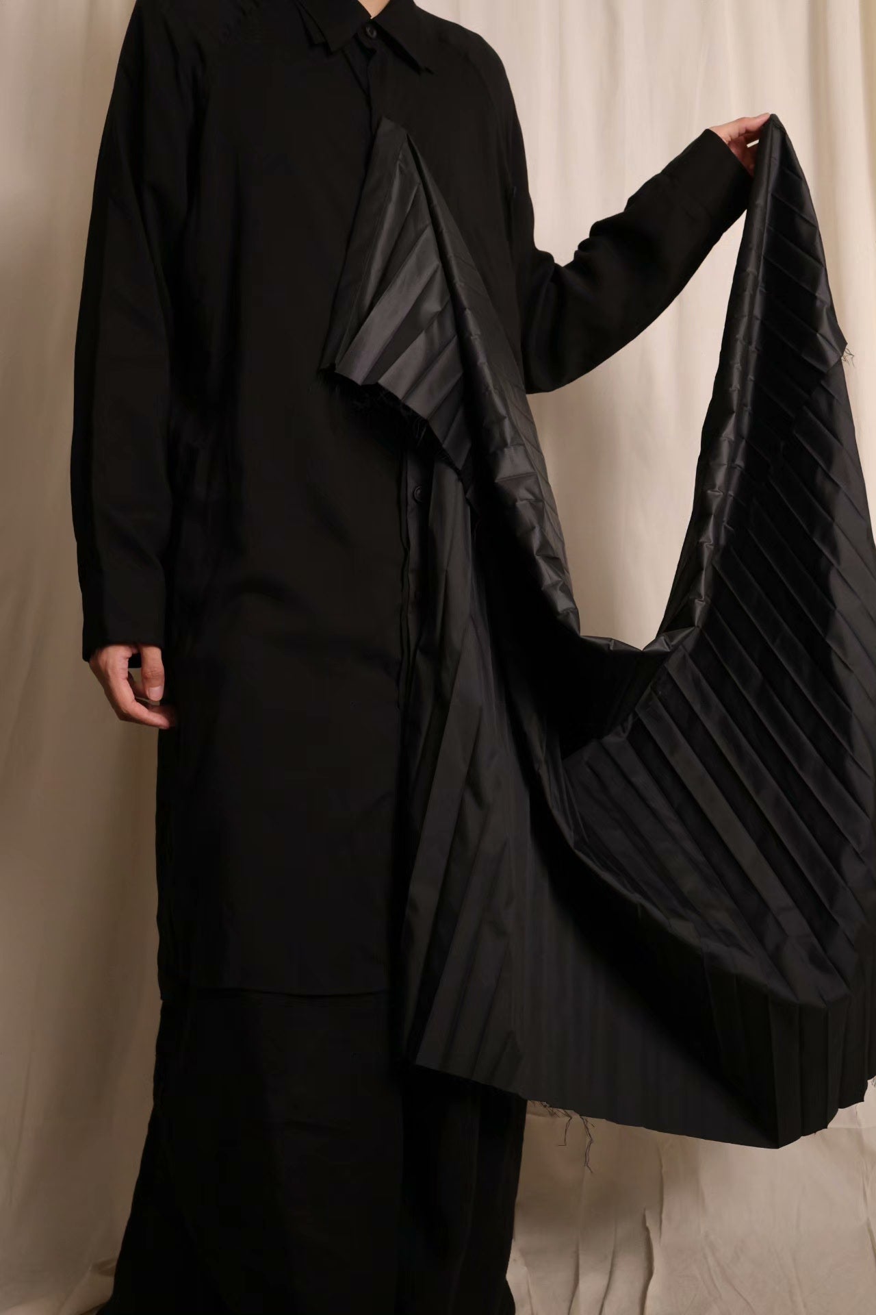 Yohji Yamamoto 22SS Pleated Shirt