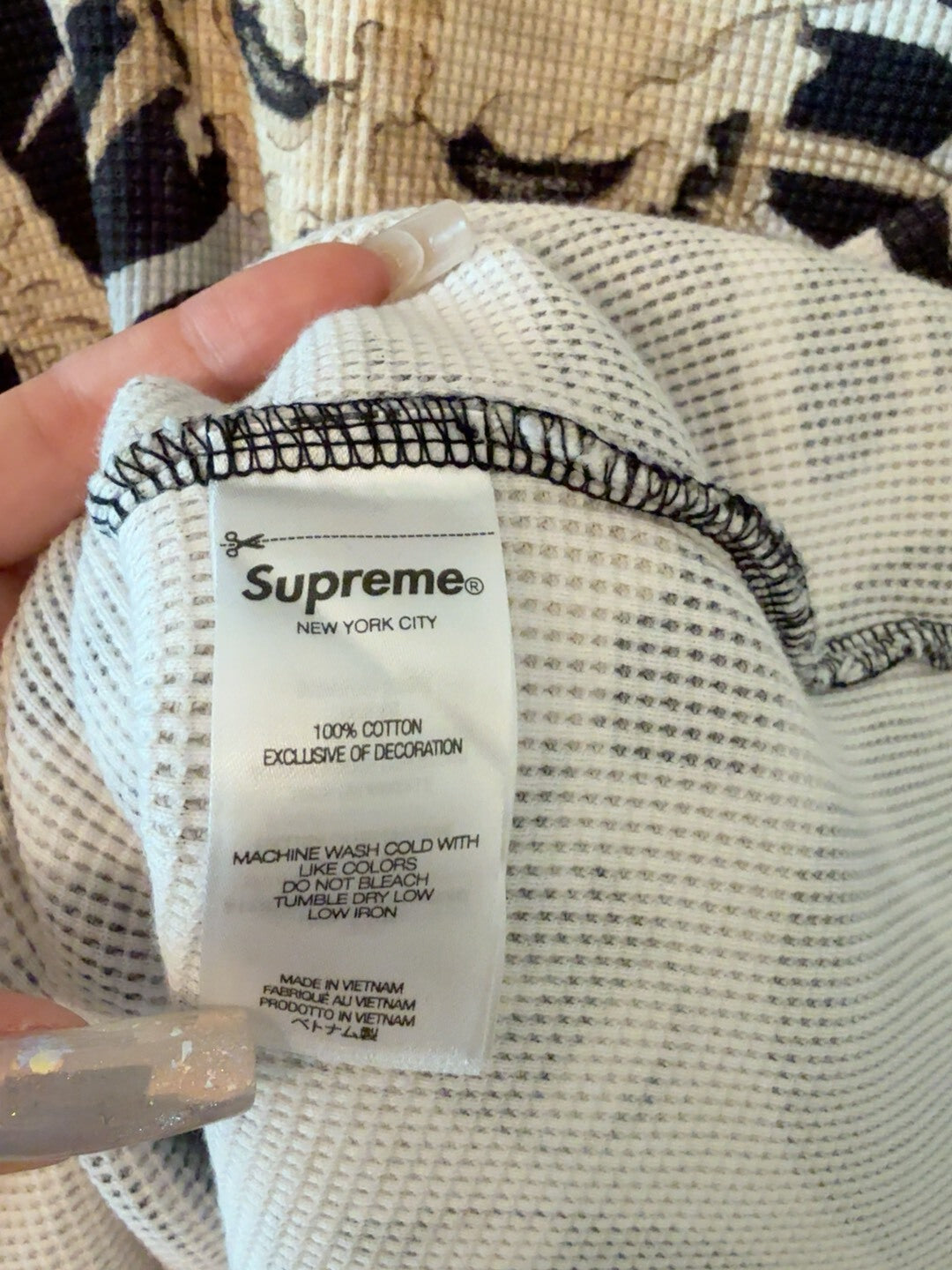 Supreme Yohji Yamamoto Long Sleeve Top