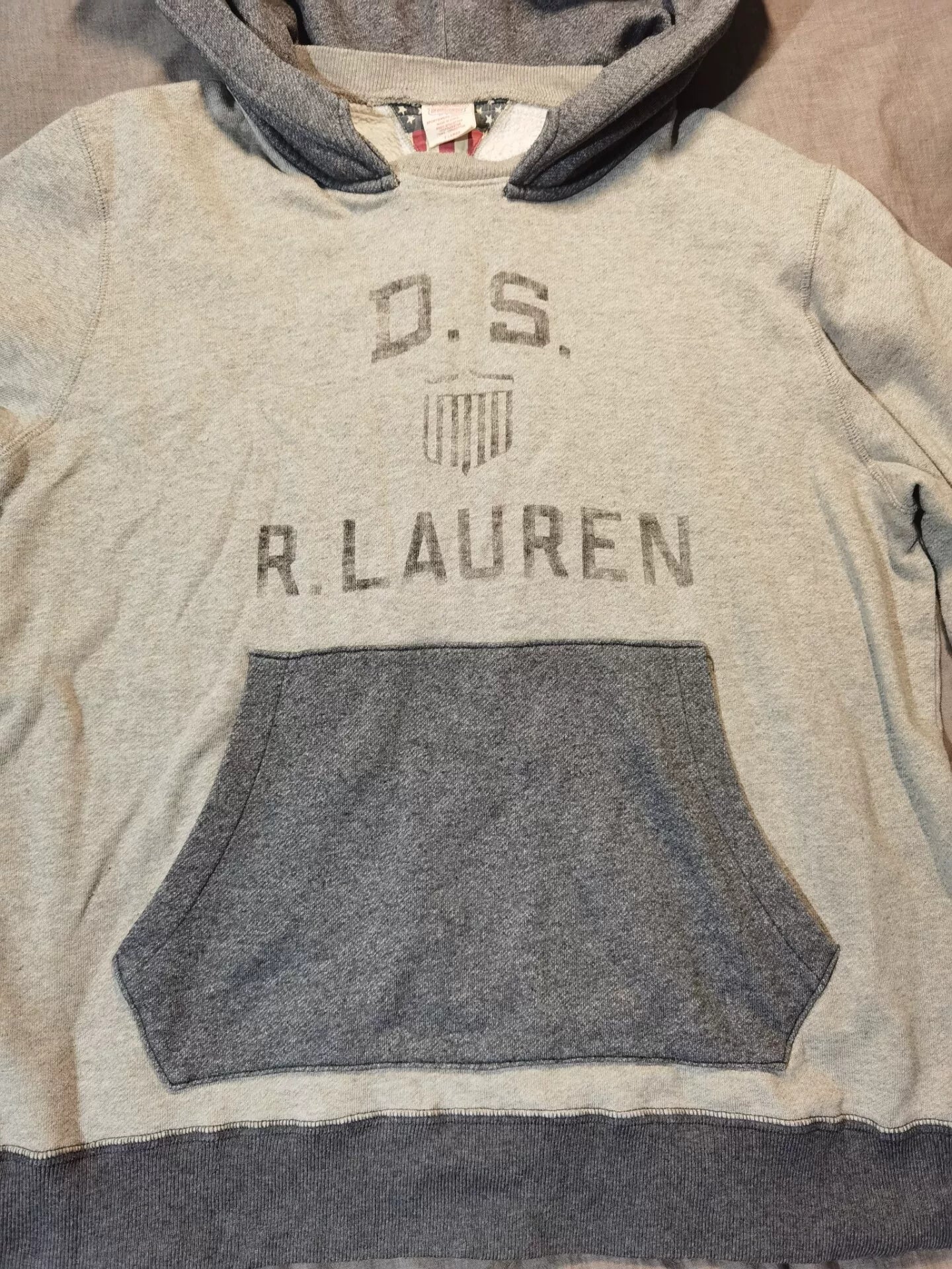 RRL RL Vintage Graphic Hoodie
