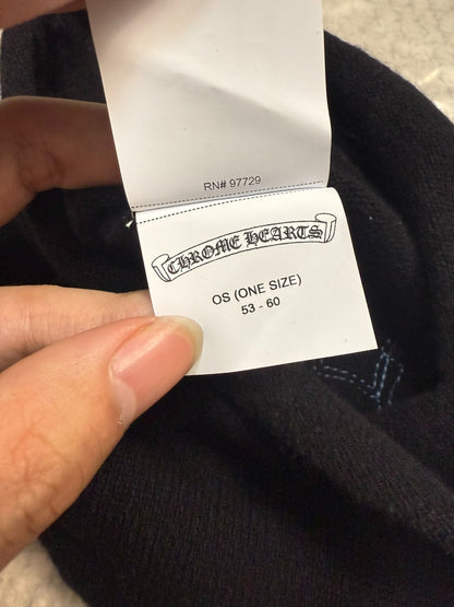 Chrome Hearts Blue Cross Cashmere Beanie