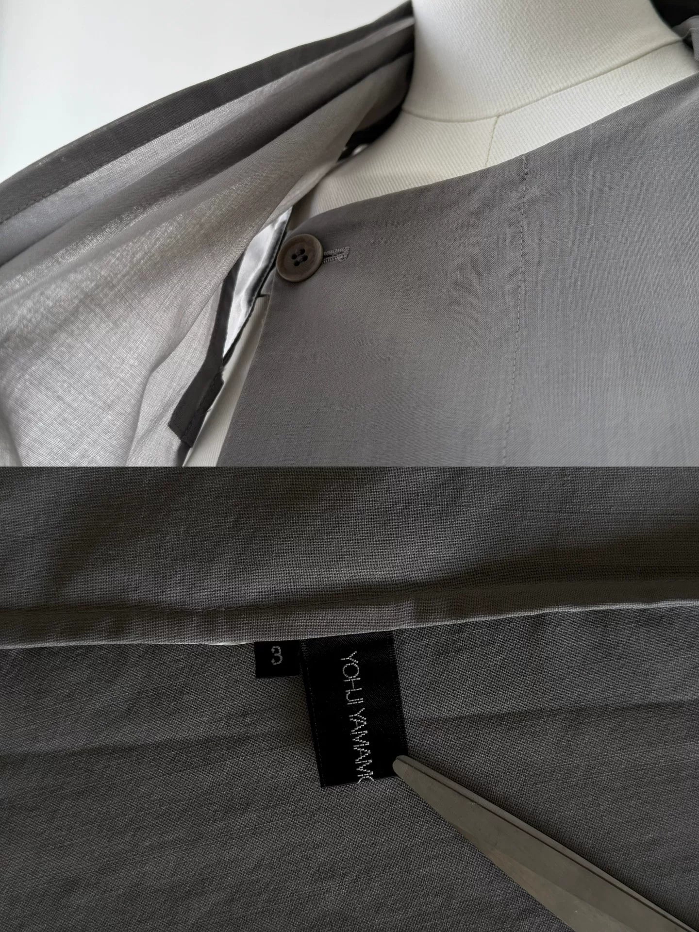 Yohji Yamamoto Long Sleeve Loose Shirt