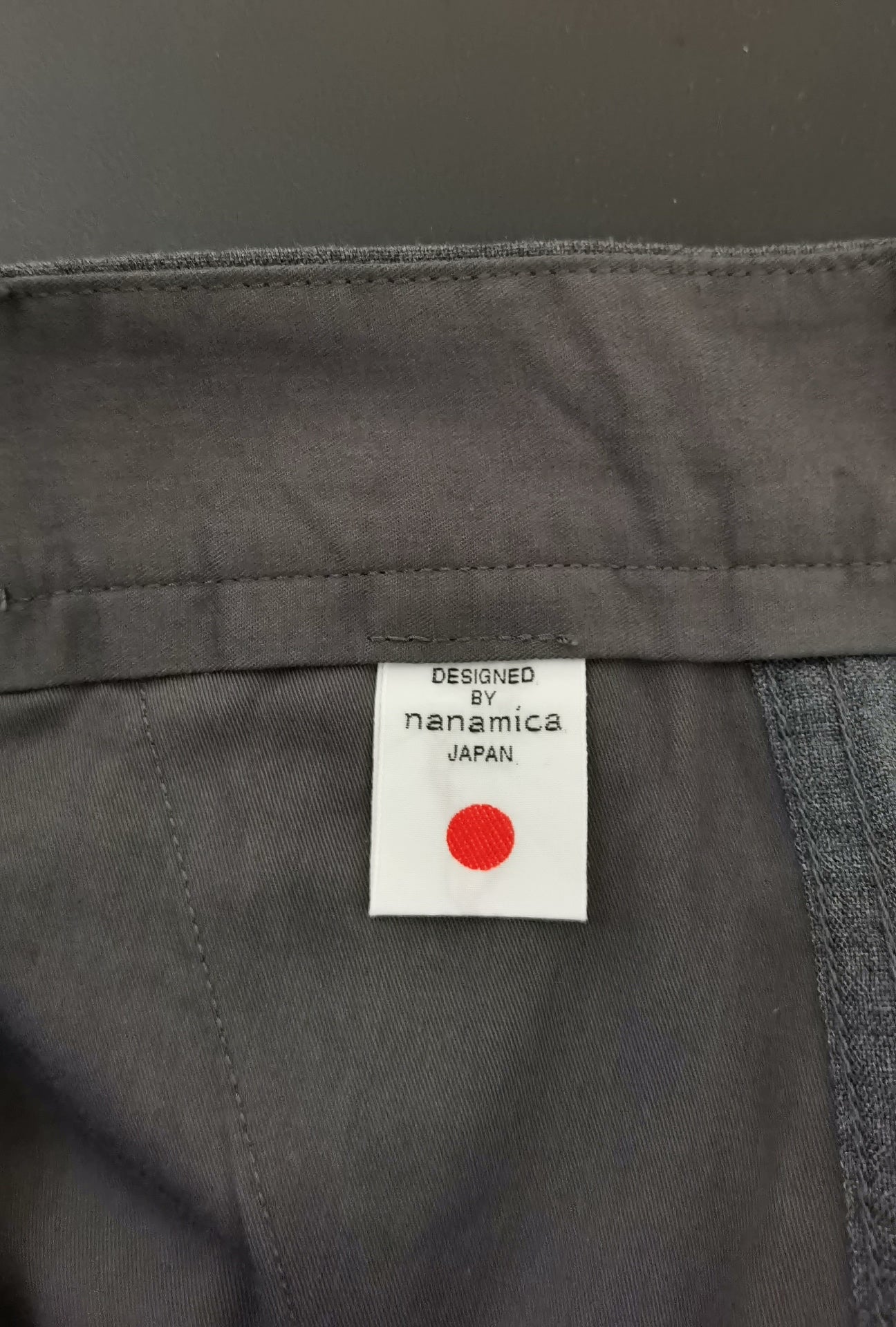 nanamica Medium Gray Wool Loose Pants